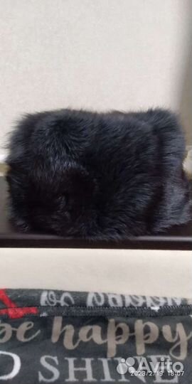 Шуба из песца из кусочков