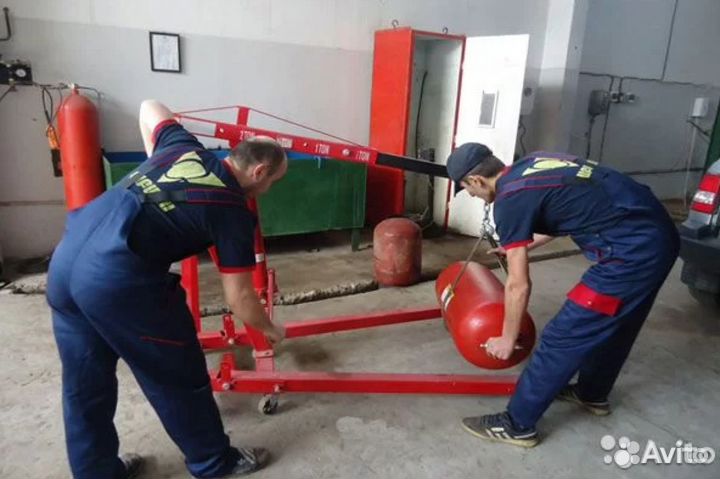 Опрессовка, освидетельствование баллонов на авто