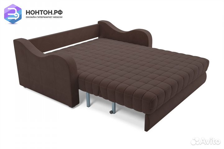 Диван аккордеон Барон №4 коричневый