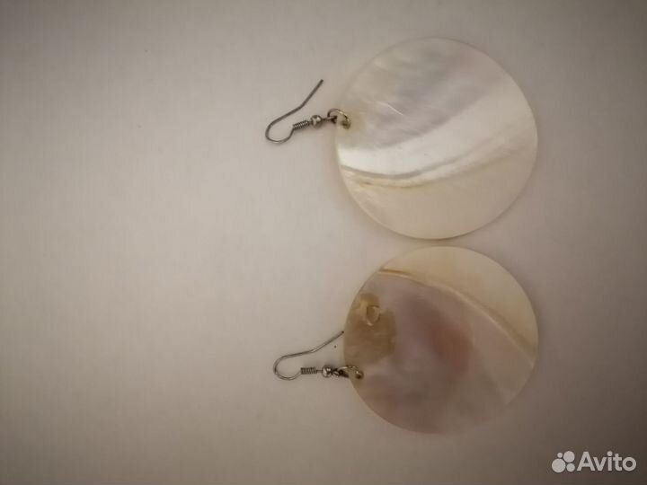 Серьги с перламутром