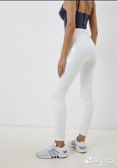 Леггинсы Adidas ivi park латекс белый