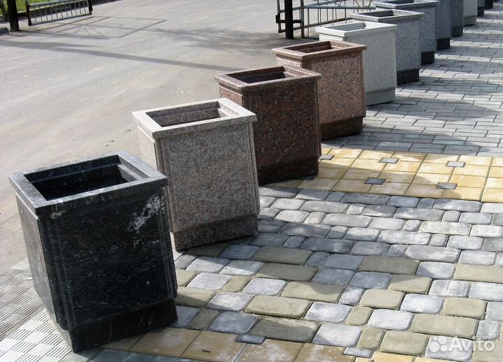 Урна уличная бетонная, кашпо, ящики лофт