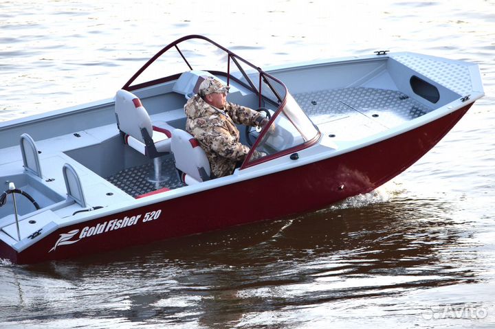 Новый катер Gold Fisher 520 DCM fish для рыбалки
