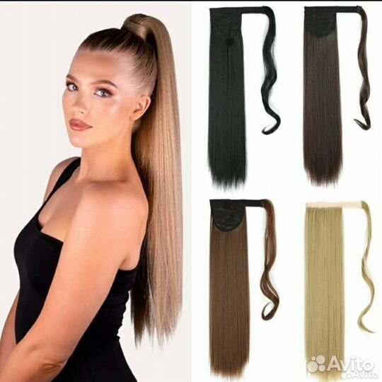 Накладной хвост черный