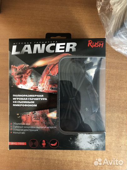 Проводная гарнитура с микрофоном