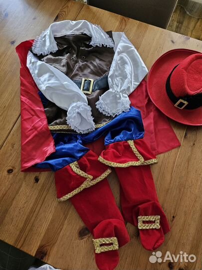 Костюм Кот в сапогах, размер 110