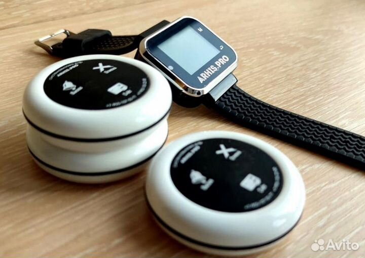 Кнопка вызова персонала, официанта, часы-пейджер