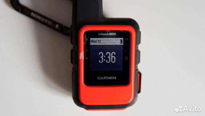 Спутниковый коммуникатор Garmin inReach mini красн