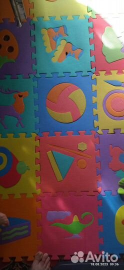 Детский коврик пазл