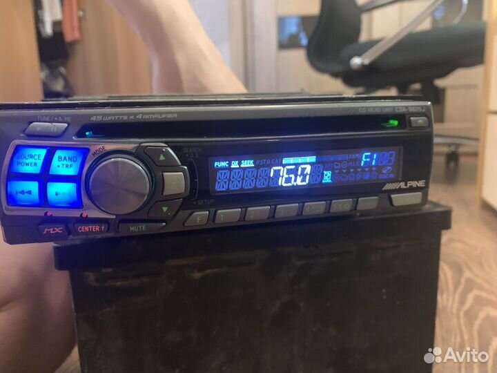 Магнитола alpine cda-9825j процесорный
