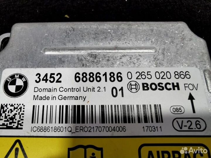 Блок управления подушками безопасности BMW 4