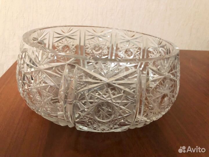 Салатник хрустальный Чехия