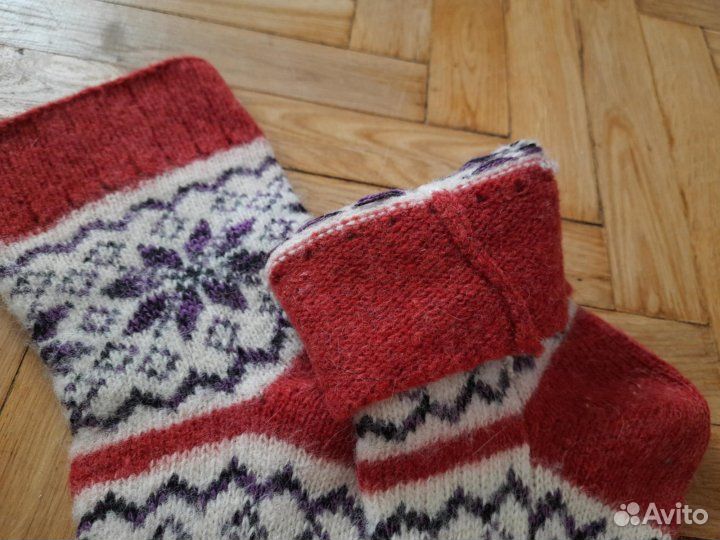 Носки вязаные карельские 40-42