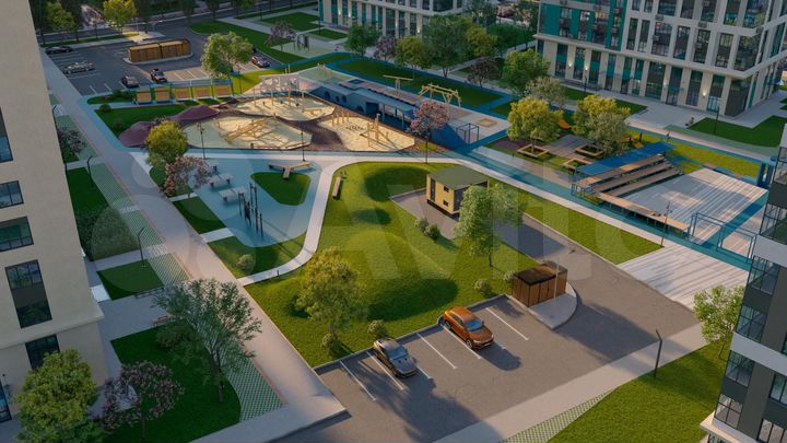 2-к. квартира, 55,4 м², 10/22 эт.