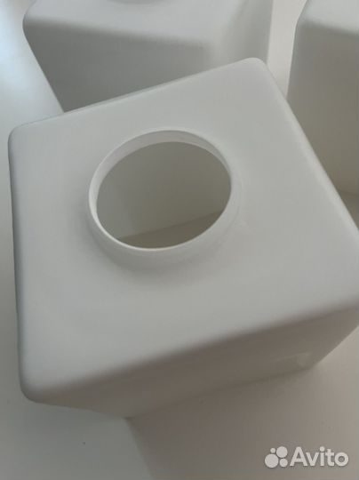 Плафон куб е27 стеклянный