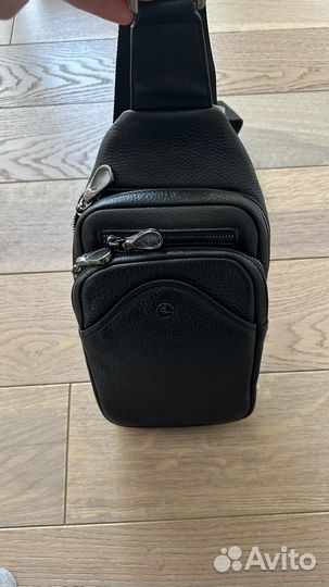 Мужская кожаная сумка новая