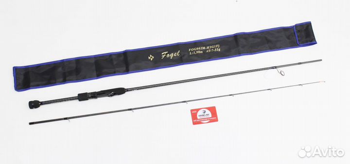 Спиннинг fogel FOG762XH-H3G1Fj 2,28 м, тест 30-80