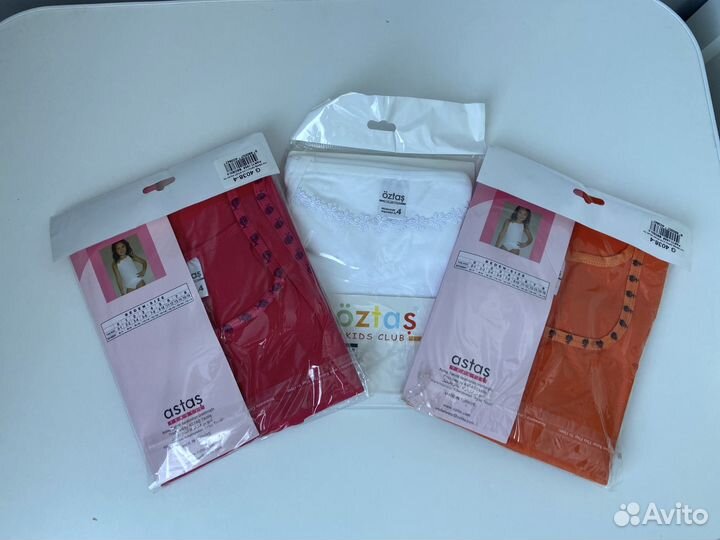 Новая майка и 2 комплекта майка трусы 122-128