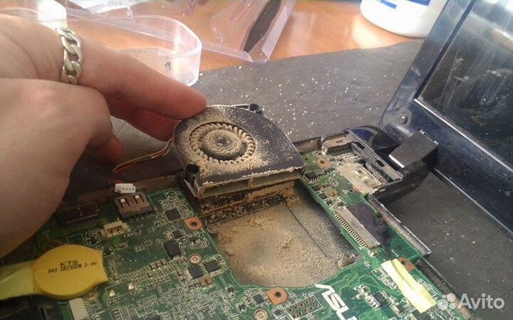 Чистка компьютера,Чистка ноутбука