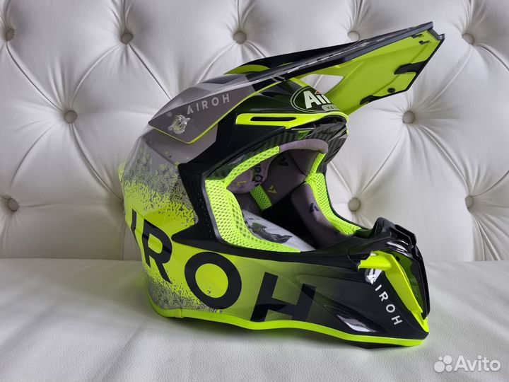 Шлем новый Airoh twist 2.0 BIT HiViz Grey