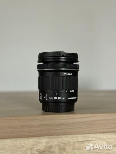 Canon EF-S 10-18mm f/4.5-5.6 IS STM (как новый)