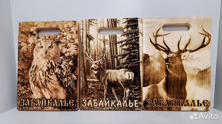 Доска разделочная из кедра новая