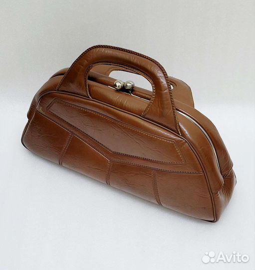 Сумка женская коричневая винтаж СССР