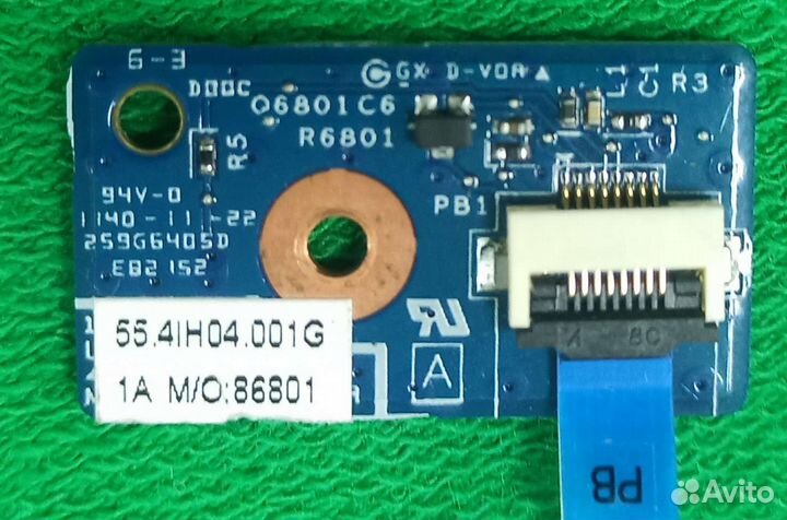 Плата кнопки включения Lenovo V570C