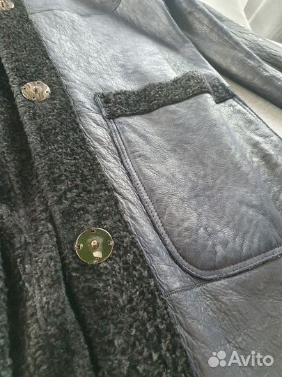 Дублёнка пальто весеннее 44