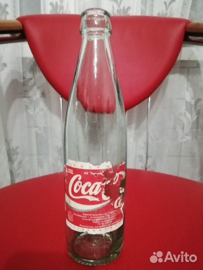 Бутылка Coca Cola стекло обр. 1990 г