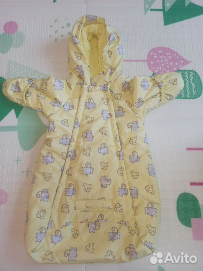 Конверт весенний для девочки 0-3 месяца