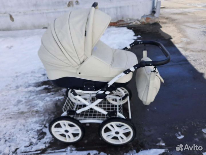 Коляска 2 в 1 эко кожа