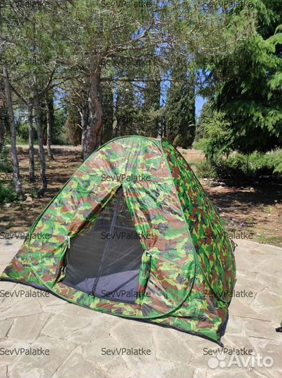 Палатка 3-х местная. Автоматический каркас