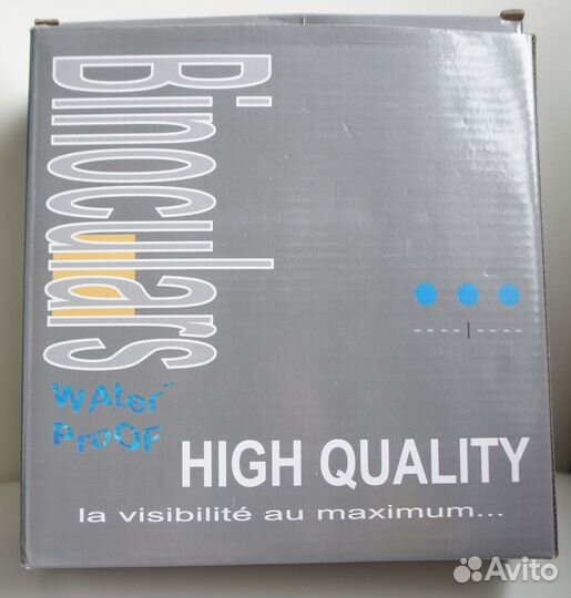 Бинокль водонепроницаемый, прорезиненный 70х70