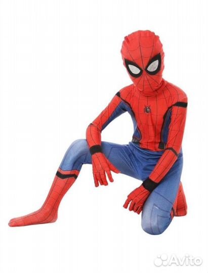 Костюм человек паук, в подарок плащ