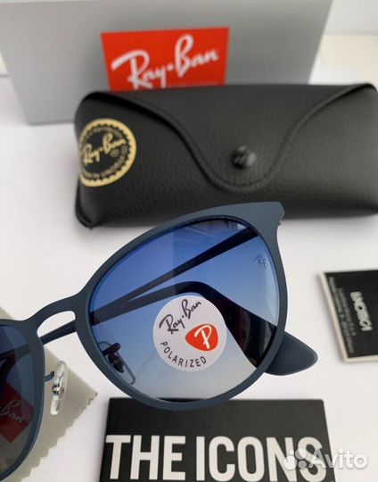 Очки Ray ban Erika metal поляризационные Polaroid