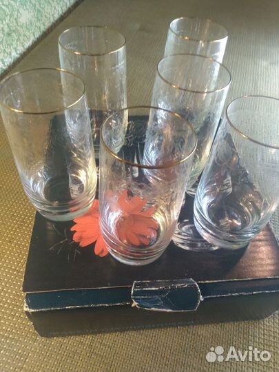 Бокалы Чешский хрусталь