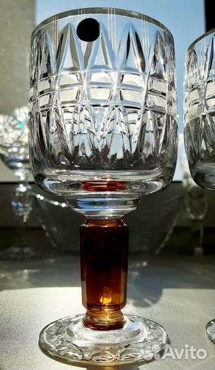 Бокалы из цветного хрусталя Олимпиада 80