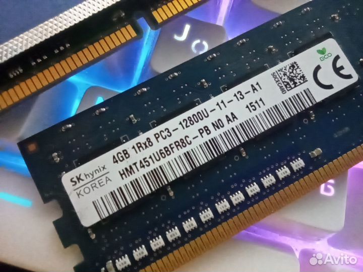 I3 4150 + 8gb ram 1866/1600 мгц