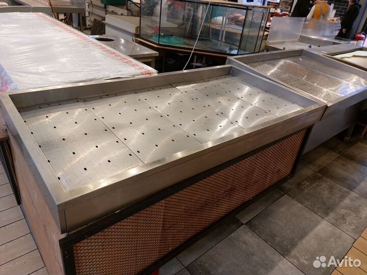 Витрина рыба на льду