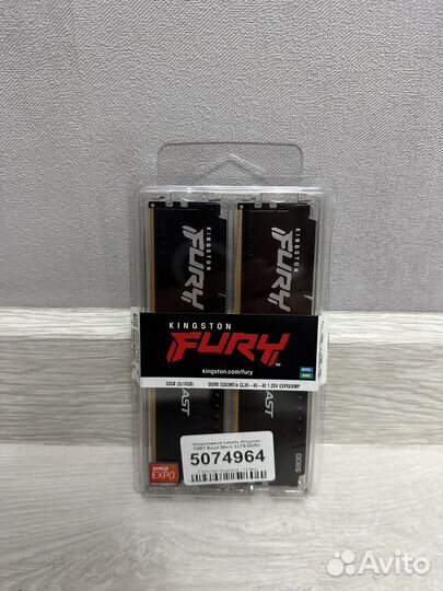 Оперативная память Kingston DDR5 (2x16Gb) 5200Mhz