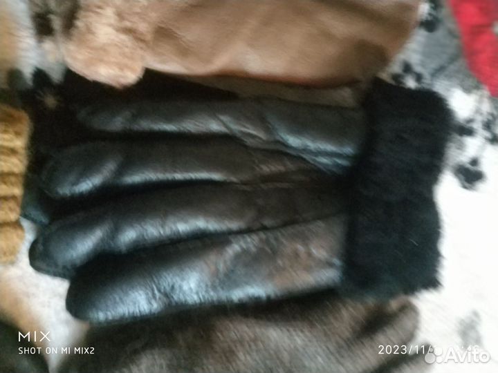 Перчатки мужские на меху СССР