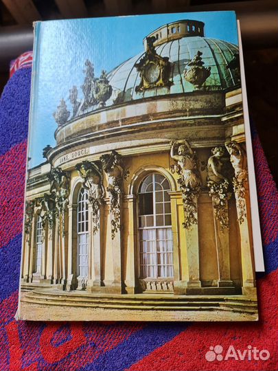 Книга винтажный альбом с видами Сан Сусси