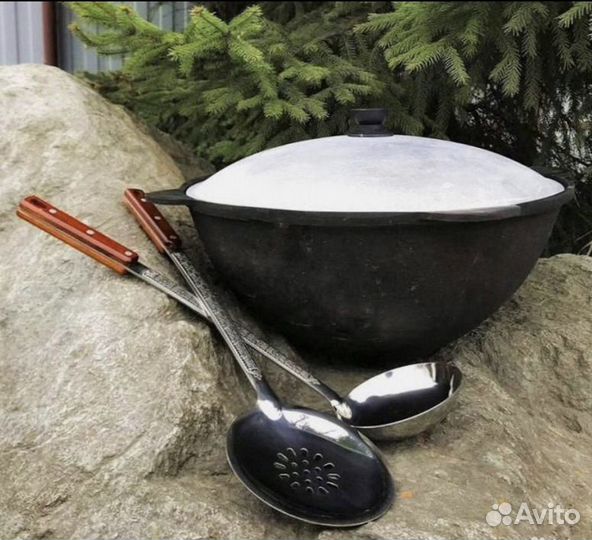 Казaн чугyнный узбекский 6л