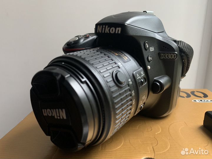 Зеркальный фотоаппарат nikon d3300 + объектив