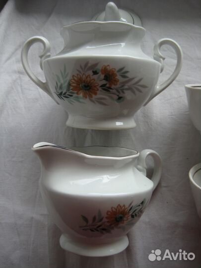 Сервиз из фарфора СССР (клеймо RPR)