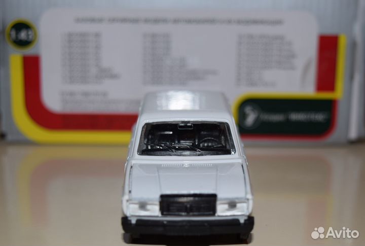 Масштабная модель автомобиля ваз 2107 масштаб 1/43