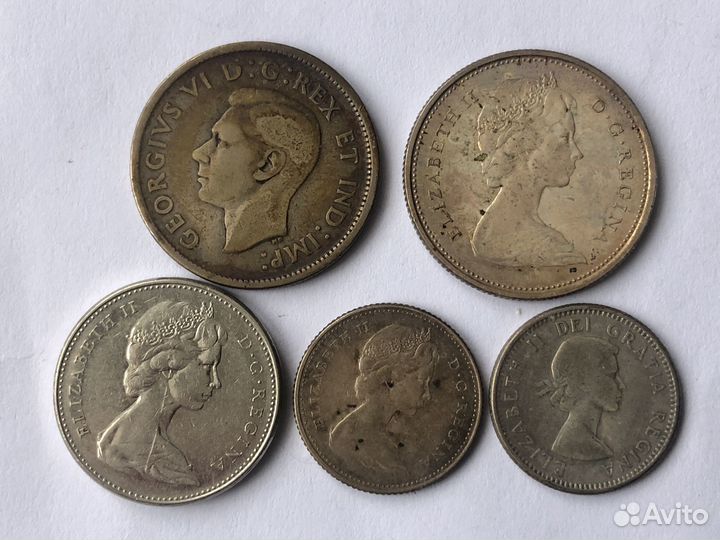 Монеты Канада, Таиланд, Коста-Рика