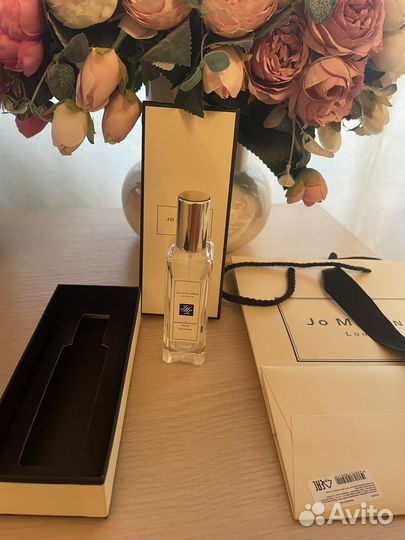 Jo malone пустой флакон в коробке
