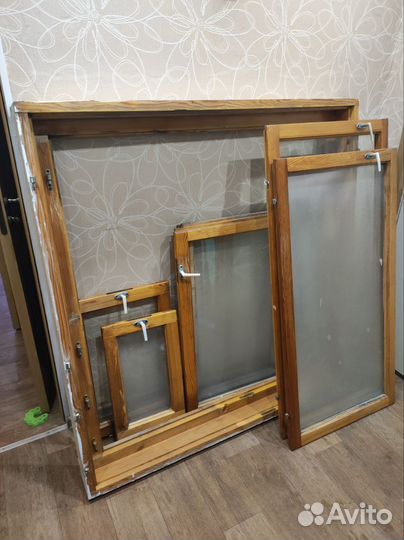 Окно деревянное